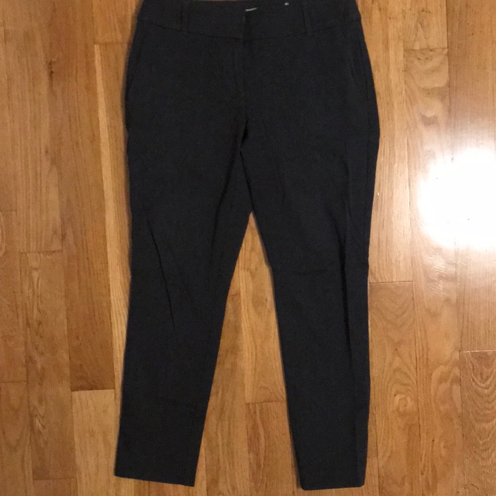 LOFT Curvy dark gray dress pant
